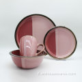 Nuovo design Reactive Glaze DinnerWares ceramica per la casa